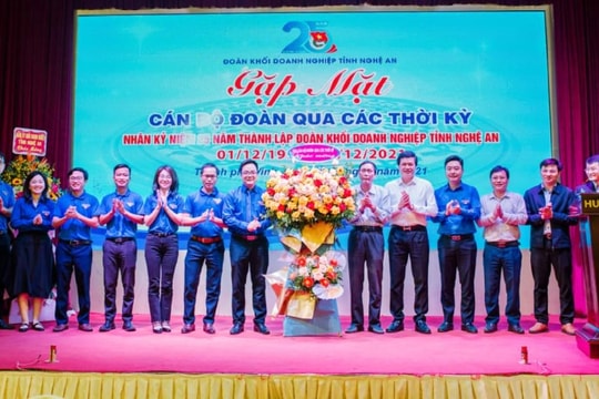 Đoàn Khối Doanh nghiệp Nghệ An: 25 năm xây dựng, phấn đấu và trưởng thành