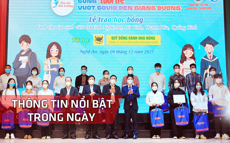 Nghệ An: Thông tin nổi bật ngày 4/12