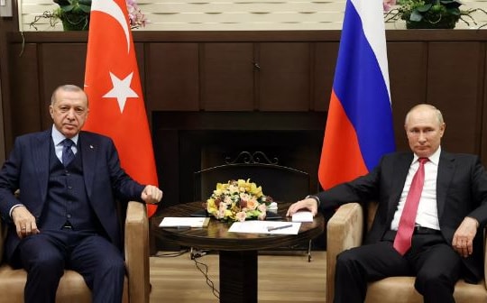 Tổng thống Putin và Erdogan điện đàm về vấn đề Ukraine