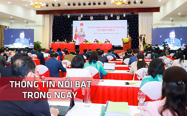 Nghệ An: Thông tin nổi bật ngày 7/12