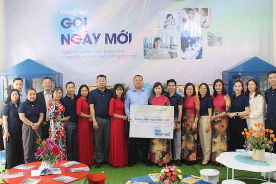 Hành trình vì cộng đồng 'Cùng em Gọi ngày mới' của Ngân hàng Bản Việt tới Nghệ An