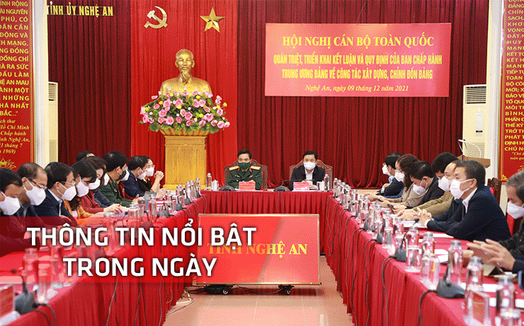 Nghệ An: Thông tin nổi bật ngày 9/12