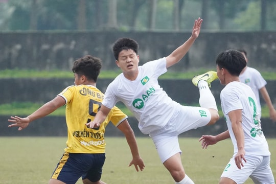 U21 SLNA hòa U21 Nutifood, rộng cửa vào vòng chung kết U21 quốc gia