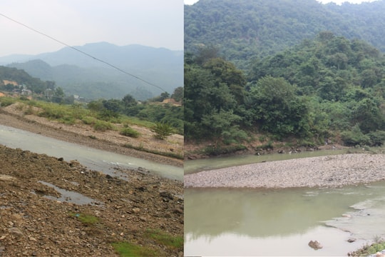 Một nhánh thượng nguồn sông Lam cạn đáy, dự báo thiếu nước sản xuất vụ xuân