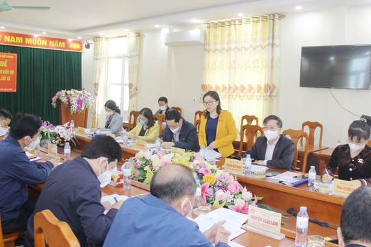 Đoàn đại biểu Quốc hội tỉnh Nghệ An giám sát về sắp xếp đơn vị hành chính cấp huyện, xã  