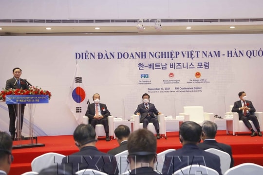 Chủ tịch Quốc hội dự Diễn đàn Doanh nghiệp Việt Nam - Hàn Quốc