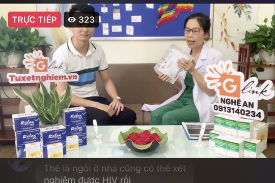 Nghệ An triển khai hiệu quả mô hình cung cấp test tự xét nghiệm HIV thông qua trang Web