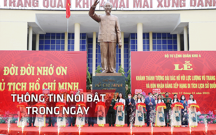 Nghệ An: Thông tin nổi bật ngày 17/12