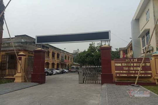 Đình chỉ công tác Giám đốc CDC Hải Dương để phục vụ điều tra