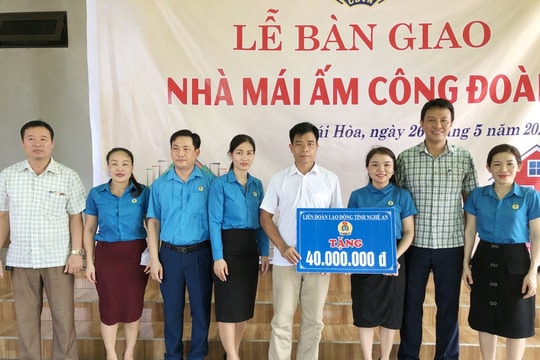 Ấm áp dưới mái nhà của tổ chức công đoàn