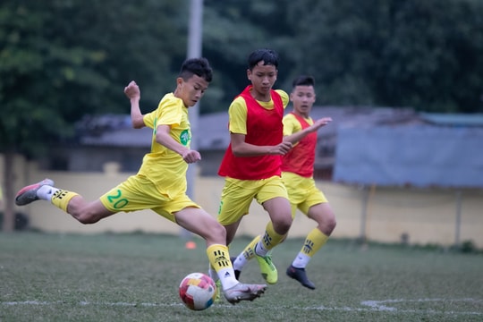 U13 SLNA sẵn sàng bảo vệ chức vô địch toàn quốc 