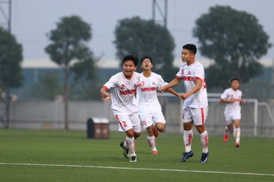 U21 SLNA thi đấu bùng nổ, đè bẹp U21 Nam Định