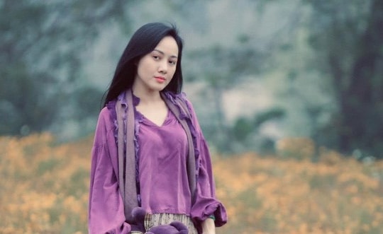 BTV Hoài Anh tím mộng mơ, khoe nhan sắc khó tin ở tuổi 41