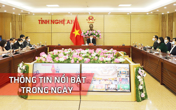 Nghệ An: Thông tin nổi bật ngày 21/12