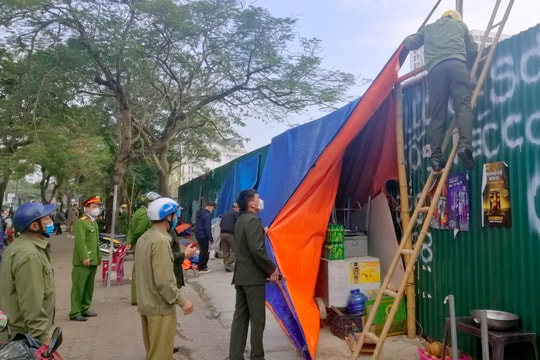 Thành phố Vinh xử lý trên 3.000 trường hợp vi phạm trật tự đô thị 