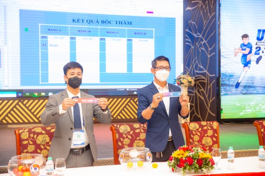Họp báo, bốc thăm chia bảng Giải Bóng đá thiếu niên toàn quốc 2021