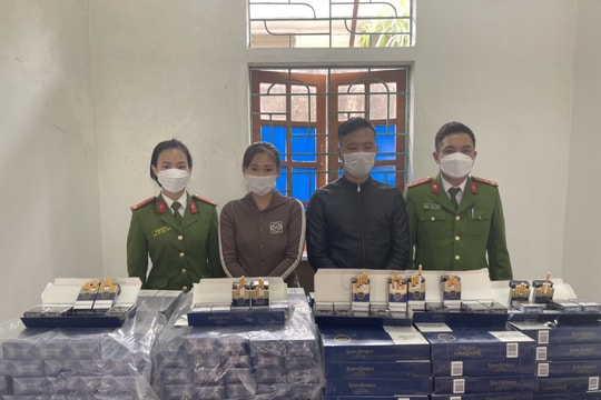 2.500 gói thuốc lá nhập lậu ngụy trang dưới vở bọc 'hàng hóa phòng chống dịch Covid-19’