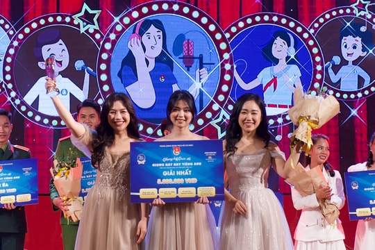 Nghệ An đạt giải Nhất Cuộc thi Giọng hát hay Tiếng Anh dành cho cán bộ Đoàn, Hội toàn quốc