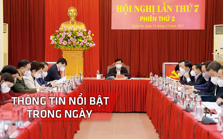 Nghệ An: Thông tin nổi bật ngày 31/12