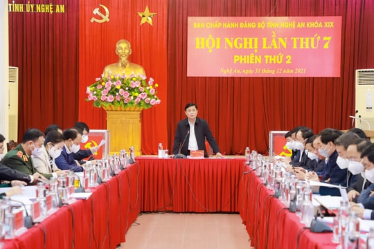 Ban Chấp hành Đảng bộ tỉnh Nghệ An thông qua Nghị quyết về công tác bảo vệ môi trường 