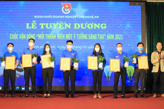 Đoàn Khối Doanh nghiệp tỉnh Nghệ An tổng kết công tác năm 2021