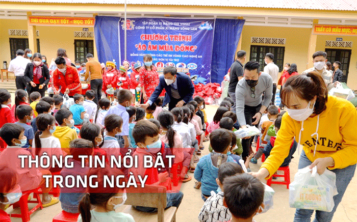 Nghệ An: Thông tin nổi bật ngày 9/1