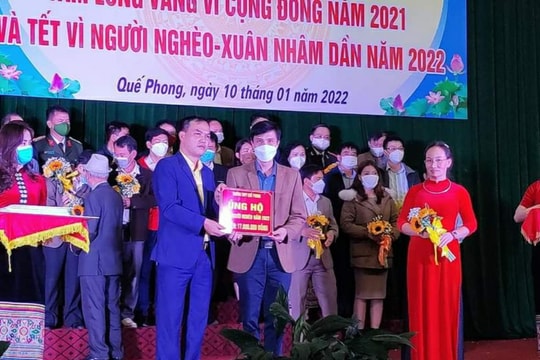 Quế Phong: Tiếp nhận hơn 2,6 tỷ đồng từ chương trình Tết vì người nghèo