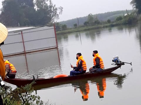 Lật thuyền khi đang đánh cá, một người đàn ông bị đuối nước