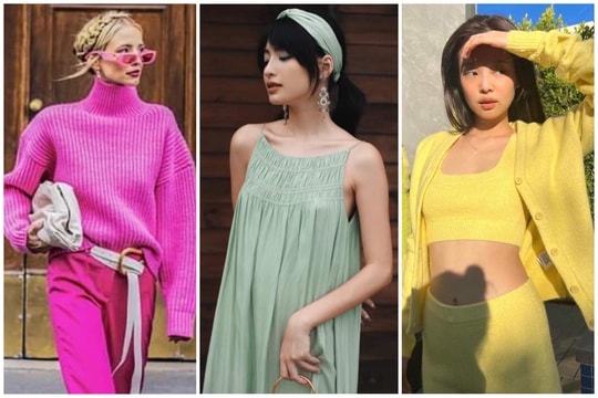 Đón bắt gam màu thời thượng của năm 2022, chọn chuẩn đồ đón Tết