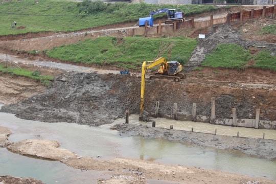 Nghệ An: Đóng nước hệ thống ba ra Đô Lương để nâng cấp kênh mương