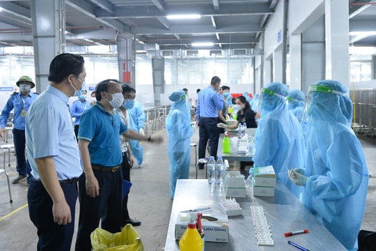 Phòng, chống dịch ở các khu công nghiệp: Chủ động, linh hoạt không để đứt gãy chuỗi sản xuất