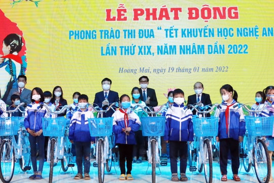Phát động Tết Khuyến học Nghệ An năm Nhâm Dần 2022