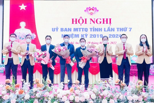 Hiệp thương bổ sung tổ chức thành viên và Ủy viên Ủy ban MTTQ tỉnh Nghệ An nhiệm kỳ 2019 - 2024