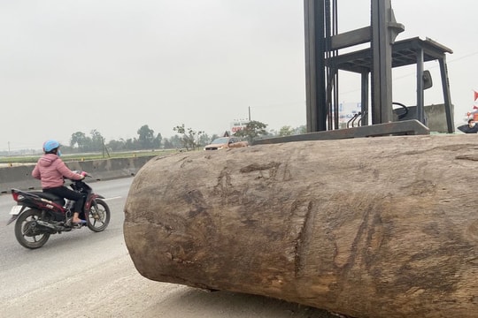 Lấn chiếm lòng, lề đường tập kết gỗ, vật liệu xây dựng gây mất ATGT