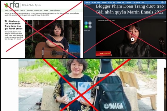 Phía sau cái gọi là ‘giải thưởng nhân quyền’