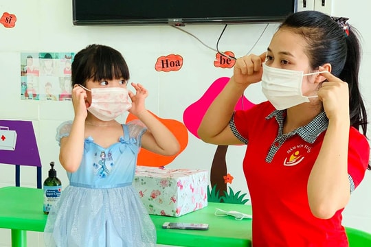 Học sinh mầm non 5 tuổi ở thành phố Vinh và Quỳnh Lưu sắp đi học trở lại