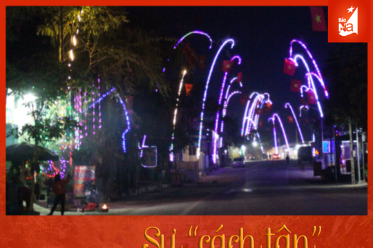 Tiếng Nghệ: Sự 'cách tân' cây nêu ngày Tết ở xứ Nghệ