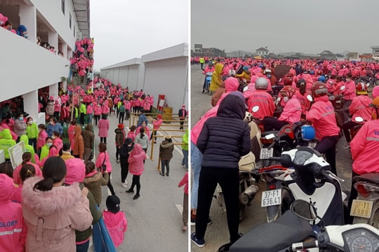 Diễn Châu vận động, tuyên truyền công nhân Công ty TNHH Viet Glory sớm trở lại làm việc