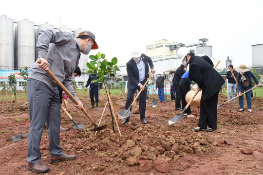Đảng ủy Khối Doanh nghiệp tỉnh Nghệ An hưởng ứng Tết trồng cây Xuân Nhâm Dần 2022