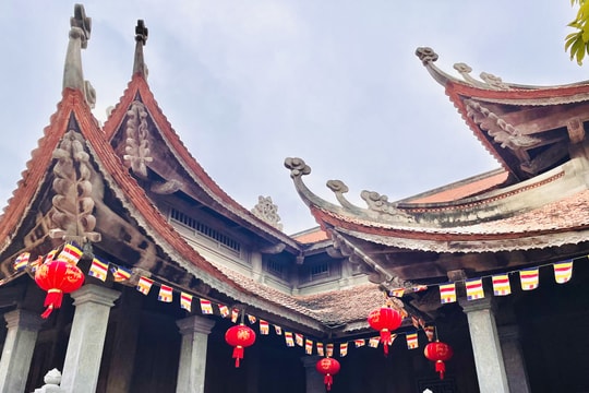 Khám phá kiến trúc độc đáo ngôi chùa bằng gỗ lớn nhất xứ Nghệ