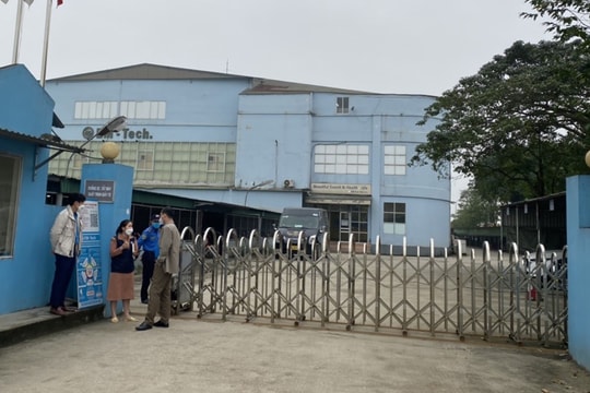 1.700 lao động Công ty TNHH EM-Tech Việt Nam đã đi làm trở lại