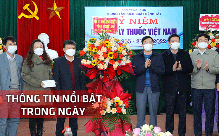 Nghệ An: Thông tin nổi bật ngày 21/2