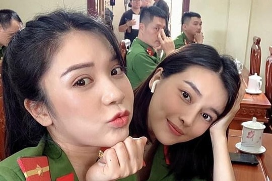 Nhan sắc hai nữ thiếu úy xinh đẹp trong 'Bão Ngầm'