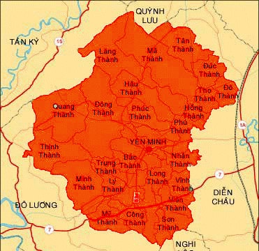 Tất cả các xã là vùng đỏ, Yên Thành tạm dừng một số hoạt động để chống dịch