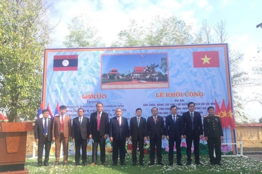 Nâng cấp Khu lưu niệm Chủ tịch Hồ Chí Minh tại Lào