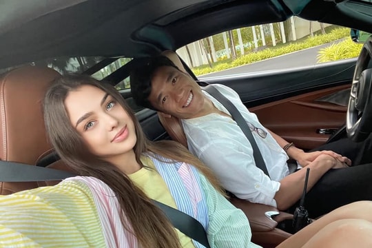 Bạn gái mẫu Tây người Ukraine nóng bỏng của Bùi Tiến Dũng