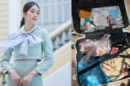 Món đồ cực giản dị trong vali của Á hậu Phương Anh mang qua Pháp khiến fan ngỡ ngàng