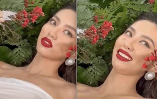 Loạt ảnh bị 'dìm hàng' của Hoa hậu Thùy Tiên vẫn thu hút triệu view