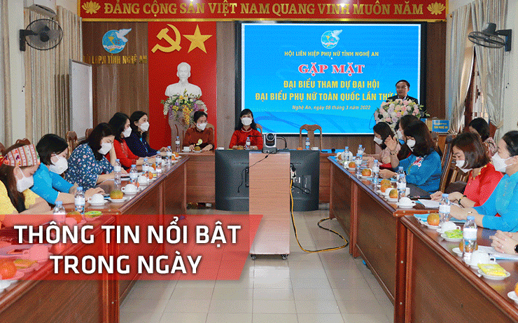 Nghệ An: Thông tin nổi bật ngày 8/3
