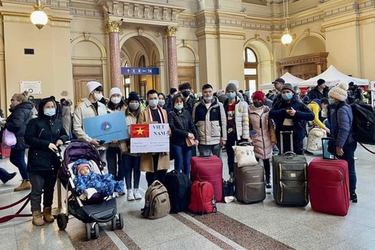 Hơn 3.500 người Việt đã được đón sơ tán khỏi vùng chiến sự tại Ukraine